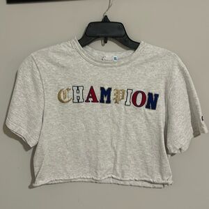 Champion Grey Crop Top